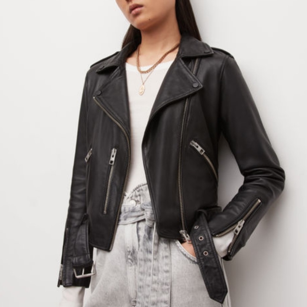 ALLSAINTS Balfern Leather Biker Jacket